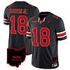Marvin Harrison Jr Jersey #18 Ohio State Buckeyes College Football Stitched Special Vapor Limited Ohio Patch Black