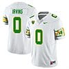 Mar'Keise Irving Jersey #0 Oregon Ducks ‘Mighty Oregon’ Throwback Football Uniforms White