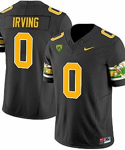 MarKeise Irving Jersey #0 Oregon Ducks ‘Mighty Oregon’ 1984 Throwback Football Uniforms Black