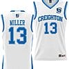 Mason Miller Jersey #13 Creighton Bluejays College NIL Basketball Lightweight White