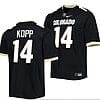 Maddox Kopp Jersey #14 Colorado Buffaloes College Football Untouchable Replica Black