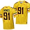 Maryland Terrapins Jack Howes Jersey #91 College Football Gold 2023 Script Uniform