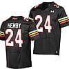 Maryland Terrapins Roman Hemby Jersey #24 College Football Black 2023 Replica Uniform