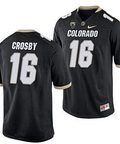 Mason Crosby Jersey #16 Colorado Buffaloes College Football Game Black