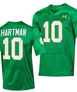 Notre Dame Fighting Irish Sam Hartman Jersey #10 Replica College Football 2023 Green