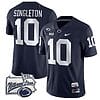 Nicholas Singleton Jersey #10 Penn State Nittany Lions PSU Patch College Football All Stitched Navy