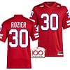 Nebraska Cornhuskers Mike Rozier Jersey 100th Anniversary Red 2023 Alternate Football #30