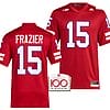 Nebraska Cornhuskers Tommie Frazier Jersey 100th Anniversary Red 2023 Alternate Football #15