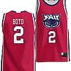 Nicholas Boyd Jersey #2 FAU Owls NIL College Basketball Lightweight Red