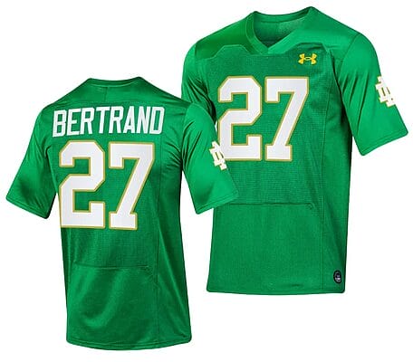 Notre Dame Fighting Irish JD Bertrand Jersey #27 Replica College Football 2023 Green