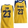 Oakland Golden Grizzlies Jamal Cain Jersey #23 College Basketball Gold