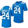 Ole Miss Rebels Ulysses Bentley IV Jersey #24 Untouchable College Football 2023 Powder Blue