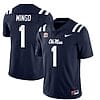 Ole Miss Rebels Jonathan Mingo Jersey #1 College Football All Stitched Navy