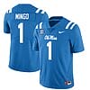 Ole Miss Rebels Jonathan Mingo Jersey #1 College Football All Stitched Light Blue