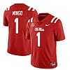 Ole Miss Rebels Jonathan Mingo Jersey #1 College Football All Stitched Red