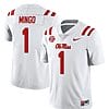 Ole Miss Rebels Jonathan Mingo Jersey #1 College Football All Stitched White