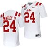 Ole Miss Rebels Ulysses Bentley IV Jersey #24 Untouchable College Football 2023 White