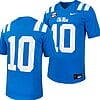 Ole Miss Rebels Jersey #10 Untouchable Alternate College Football 2023 Blue