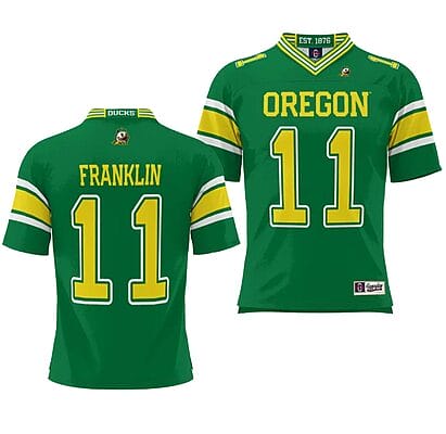Oregon Ducks Troy Franklin Jersey #11 Football Game College Green