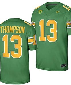 Oregon Ducks Ty Thompson Jersey #13 Football Game College Green 2023-24