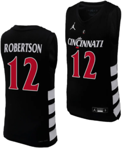 Oscar Robertson Jersey #12 Cincinnati Bearcats College Basketball Replica 2023-24 Black