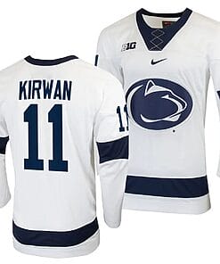 Penn State Nittany Lions Ryan Kirwan Jersey #11 White College Hockey Replica 2023-24