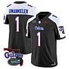 Princely Umanmielen Jersey #1 Florida Gators Vapor Limited Florida Map College Football Black Alternate