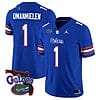 Princely Umanmielen Jersey #1 Florida Gators Vapor Limited Florida Map College Football Royal