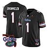Princely Umanmielen Jersey #1 Florida Gators Vapor Limited College Football Black