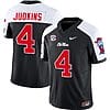 Quinshon Judkins Jersey #4 Ole Miss Rebels Football Vapor Limited All Stitched Black Alternate