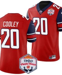 Quinton Cooley Jersey #20 Liberty Flames Fiesta Bowl Patch 2024 Football Red