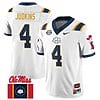 Quinshon Judkins Jersey #4 Ole Miss Rebels Football Ole Miss Flag All Stitched White 1