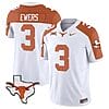 Quinn Ewers Jersey #3 Texas Longhorn Vapor Limited College Football Inverted
