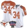 Ricky Williams Jersey #34 Texas Longhorns Sugar Bowl Patch Vapor Football Inverted