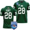 Rickey Hunt Jersey #28 Ohio Bobcats 2023 Myrtle Beach Bowl Patch College Football Green