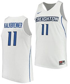 Ryan Kalkbrenner Jersey #11 Creighton Bluejays College Basketball Performance White