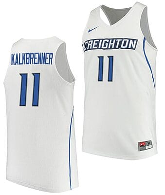Ryan Kalkbrenner Jersey #11 Creighton Bluejays College Basketball Performance White