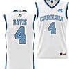 RJ Davis Jersey #4 UNC Tar Heels NIL College Basketball Lightweight White