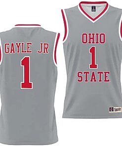 Roddy Gayle Jr Jersey #1 Ohio State Buckeyes College Basketball Lightweight Gray