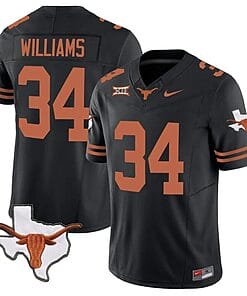Ricky Williams Jersey #34 Texas Longhorn Vapor Limited College Football Black