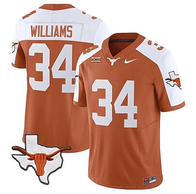 Ricky Williams Jersey #34 Texas Longhorn Vapor Limited College Football Alternate