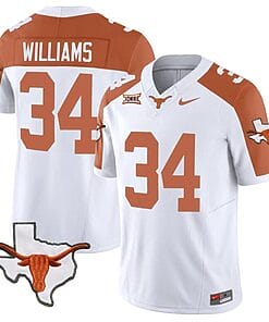 Ricky Williams Jersey #34 Texas Longhorn Vapor Limited College Football Inverted