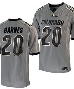 Robert Barnes Jersey #20 Colorado Buffaloes College Football Untouchable Game Grey