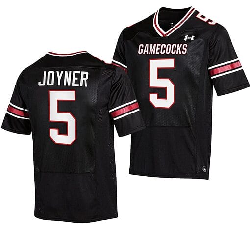 South Carolina Gamecocks Dakereon Joyner Jersey #5 College Football Stitched Black 2023