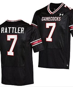 South Carolina Gamecocks Spencer Rattler Jersey #7 College Football Stitched Black 2023