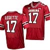 South Carolina Gamecocks Xavier Legette Jersey #17 College Football Stitched Garnet 2023
