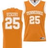 Santiago Vescovi Jersey #25 Tennessee Volunteers NIL College Basketball Lightweight Orange