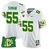 Sam Taimani Jersey #55 Oregon Ducks ‘Mighty Oregon’ Throwback Football Oregon State White