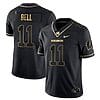 Skyler Bell Jersey #11 Wisconsin Badgers Gold Vapor College Football Black Gold