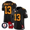 Stetson Bennett Jersey #13 Georgia Bulldogs Football Black Orange All Stitched